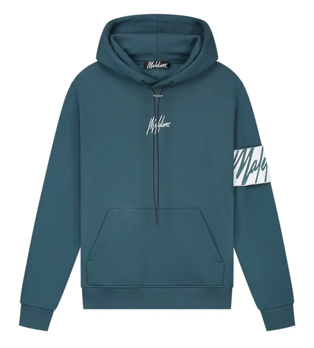 MALELIONS - Captain hoodie - 227 Petrol white