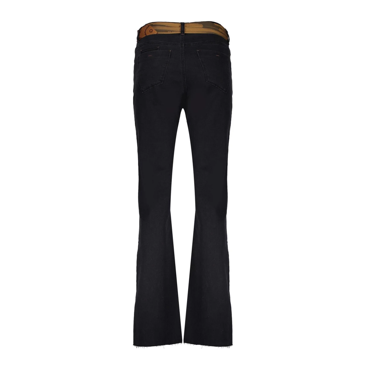 Geisha jeans top zwart