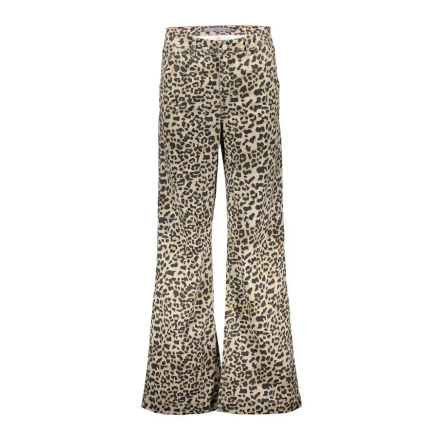 GEISHA-Jeans leopard print-51041-10-720 sand/combi-ZAND