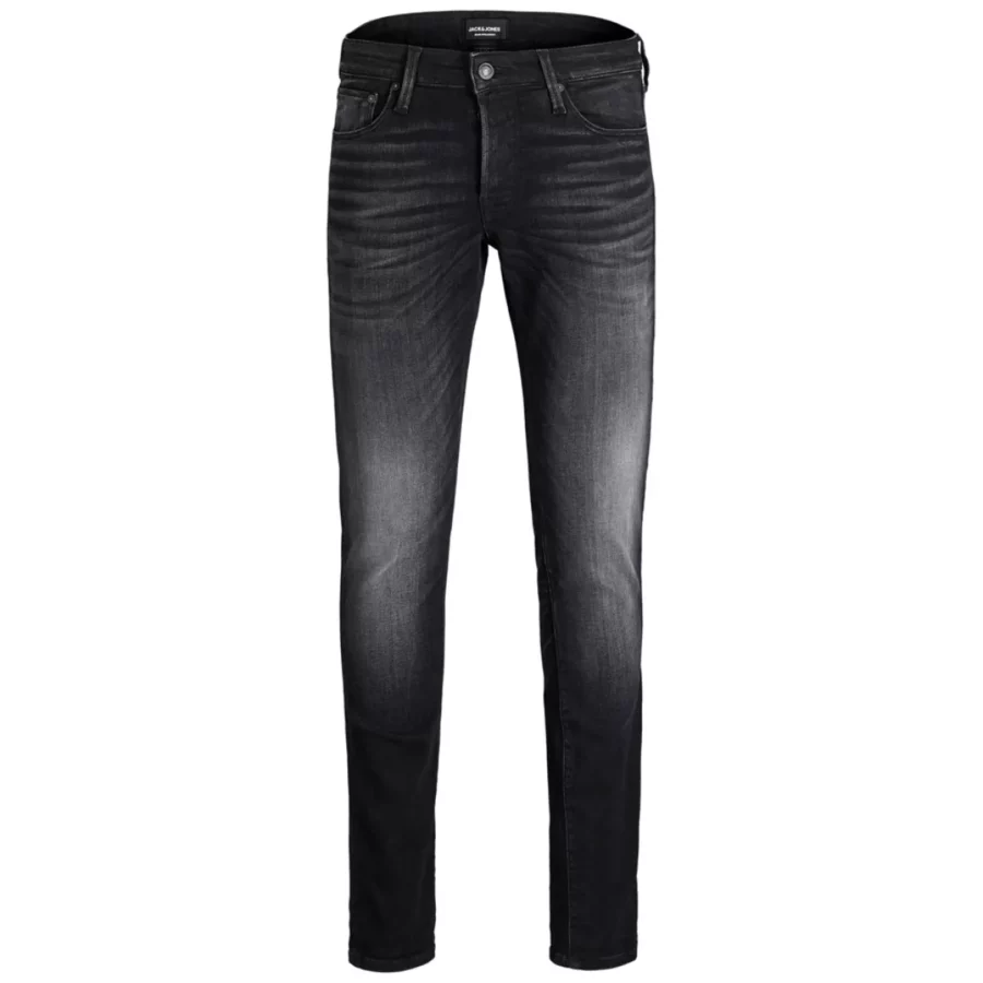 JACK & JONES-JJIGLENN JJICON JJ 557 50SPS-12162430-Black denim-BLACK