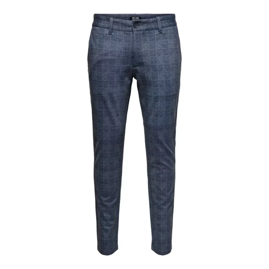 SONS-ONSMARK CHECK PANTS HY GW 9887-22019887-Dress Blues-BLUE