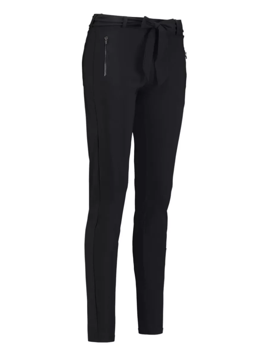 STUDIO ANNELOES-Margot trouser-92720-9000 Black-ZWART/WIT