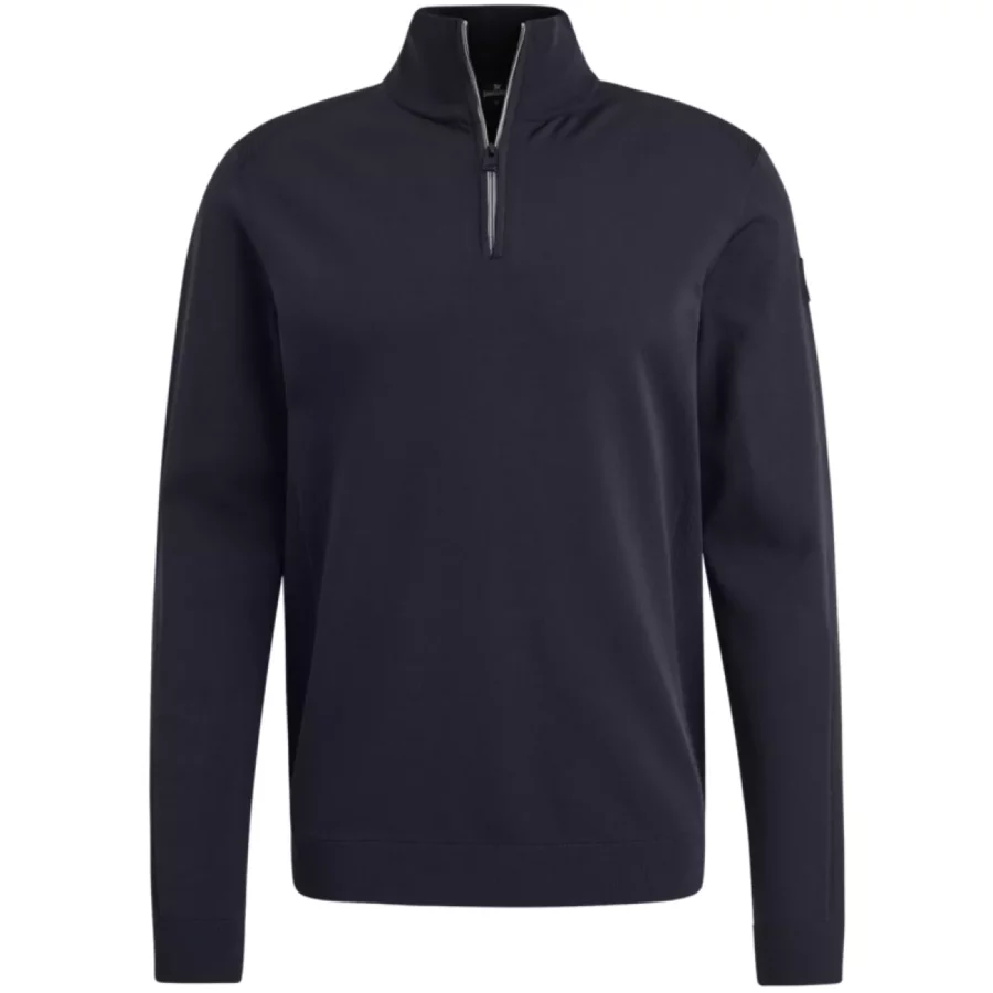 Vanguard-Half zip collar viscose blend-VKW2502310-5281 Salute-BLUE