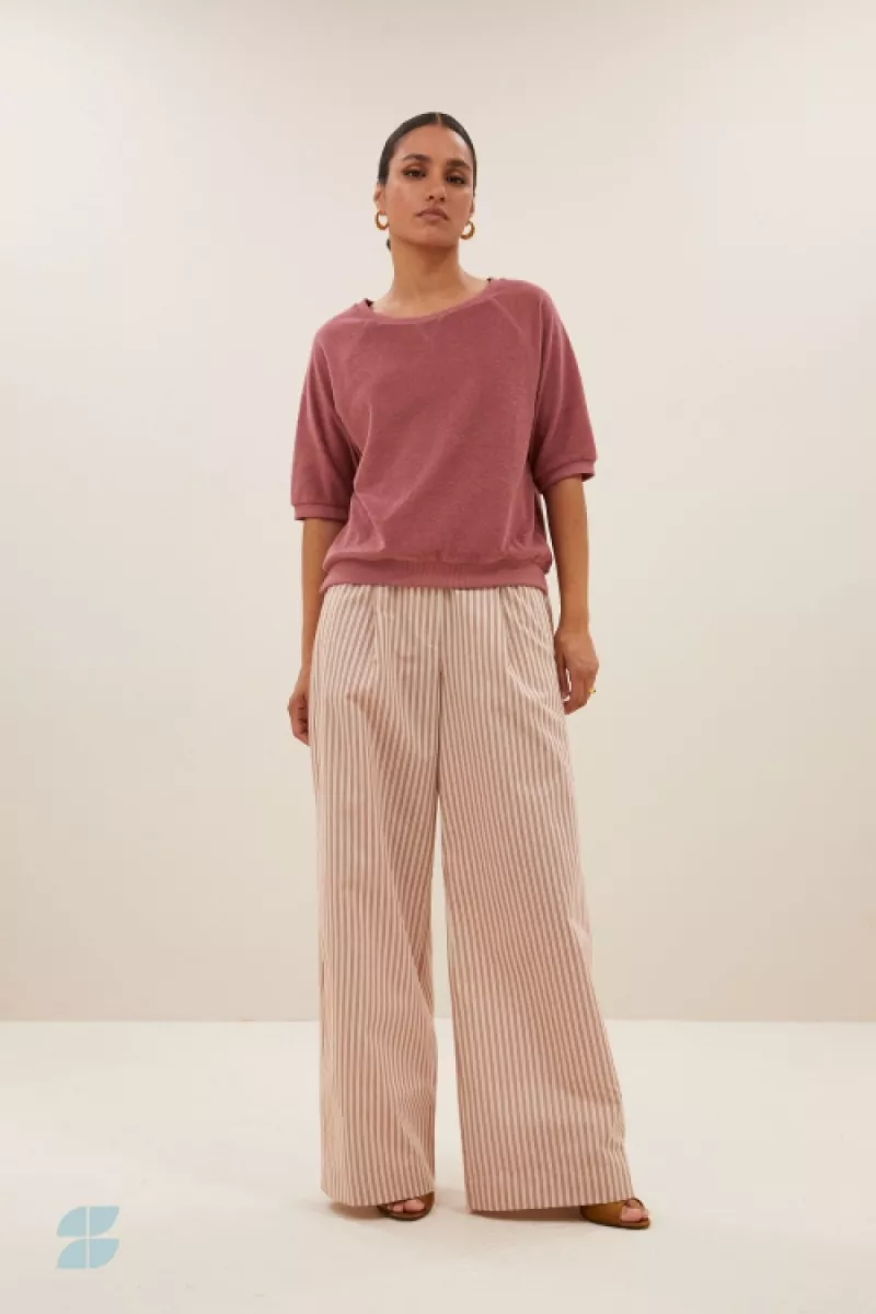 By-bar-Neva Slub Top-25111011-374 Bright Plum-OUD ROSE