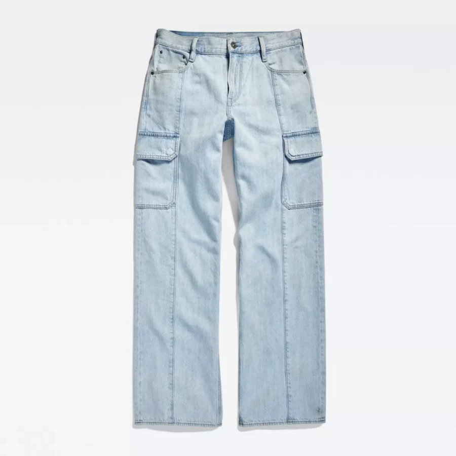 G-STAR-Judee cargo denim WMN-D24673-D536-G319-BLAUW