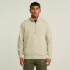 G-STAR-Nifous half zip sweater-D26305-D566-1214 dk brick-BEIGE