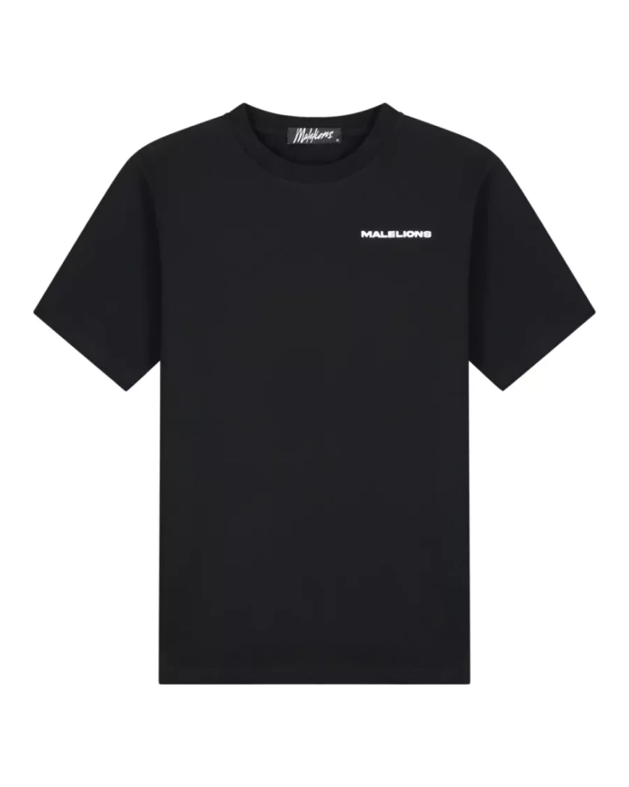 MALELIONS-Malelions men parrot t-shirt-MM3-SS25-47-900 Black-ZWART