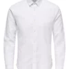 SONS-ONSCAIDEN LS SOLID LINEN SHIRT NOOS-22012321-White-WIT