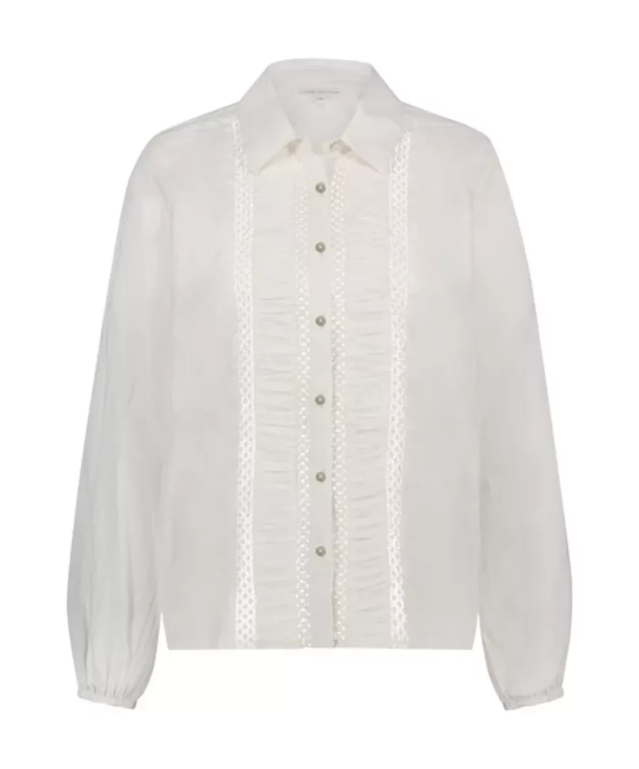 TRAMONTANA-Blouse LM-A06-15-301-001100 Off-white-OFF WHITE