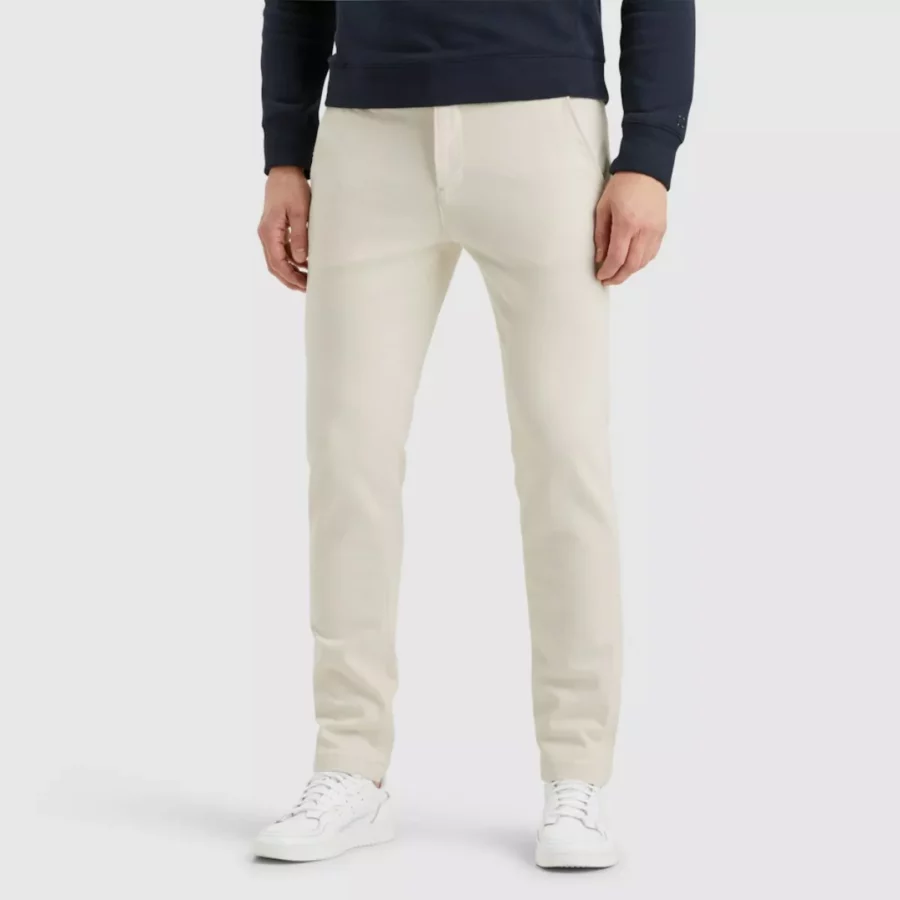 CAST IRON-CHINO SLUB STRETCH-CTR2502604-7165-CREME