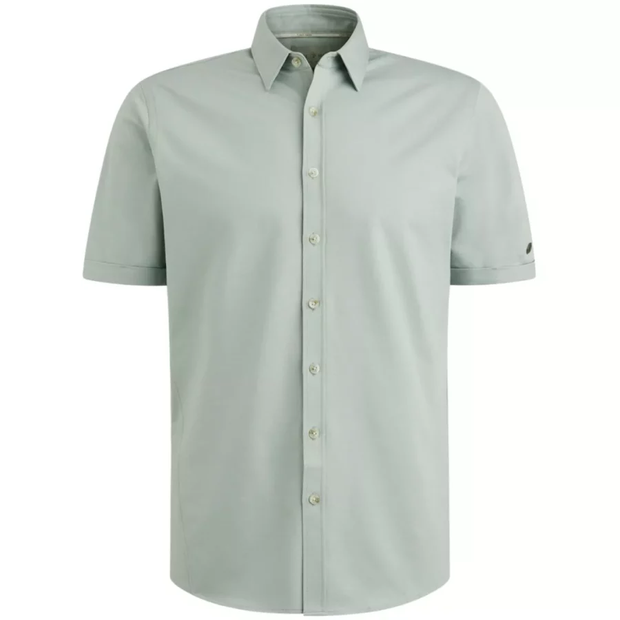 CAST IRON-Short Sleeve Shirt Twill Jersey 2-CSIS2504270-5225 Slate-GRIJS