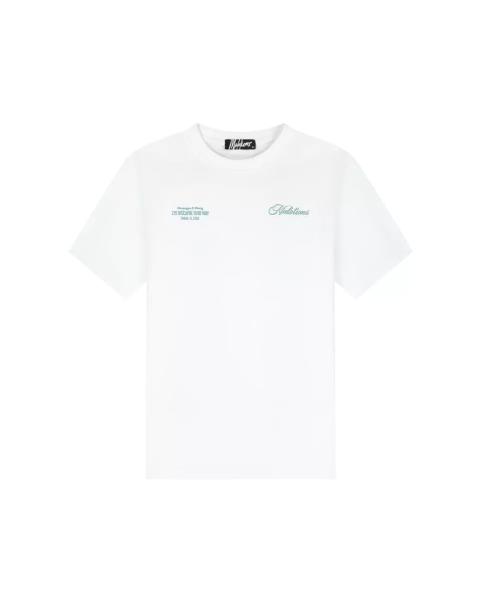 MALELIONS-Malelions men champange t-shirt-MM1-HS25-61-100 White-WIT