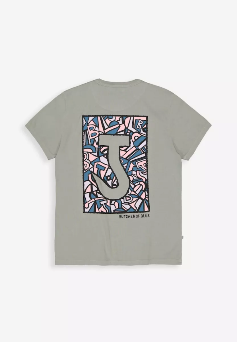 BUTCHER OF BLUE-Army lt spare tee-M2512053-907 lt. seal grey-GRIJS