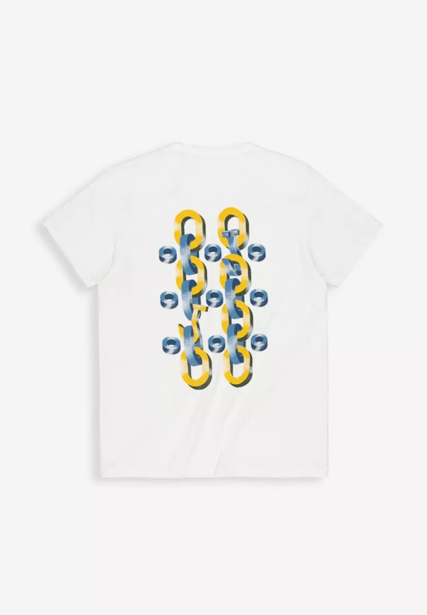 BUTCHER OF BLUE-BOB X MVG chain hook tee-M2512056-112 titan white-WIT