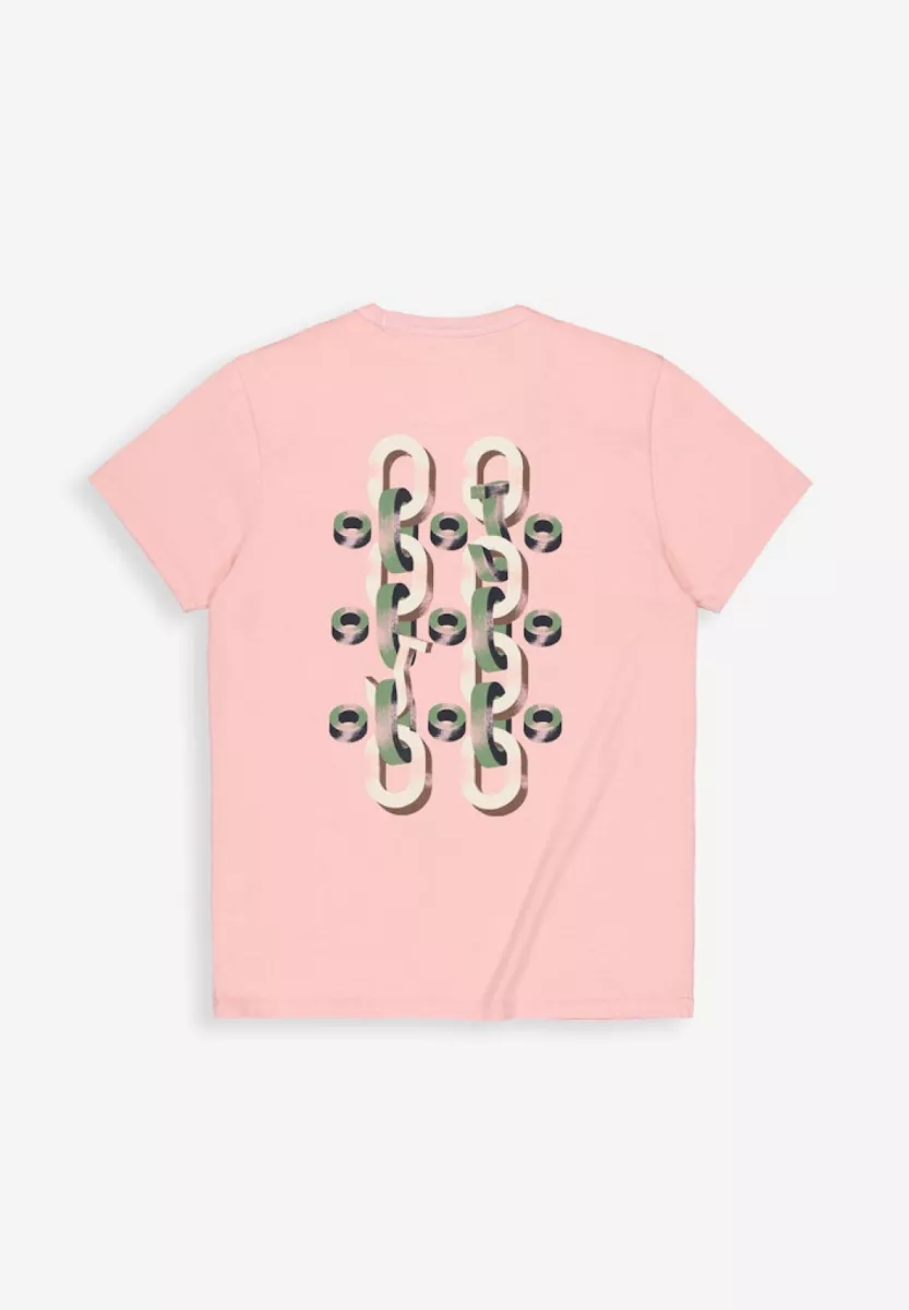 BUTCHER OF BLUE-BOB X MVG chain hook tee-M2512056-515 flamingo pink-ROSE