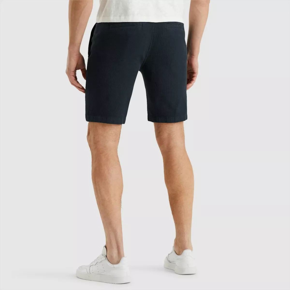 CAST IRON-CHINO SHORTS STRUCTURE-CSH2505650-5287 Dark sapphire-BLAUW