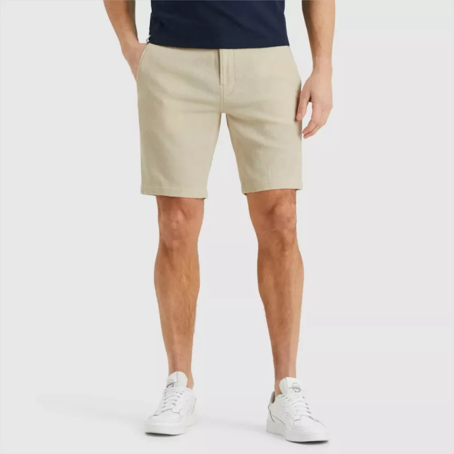 CAST IRON-CHINO SHORTS STRUCTURE-CSH2505650-7014 Silver birch-LICHT-/PAREL GRIJS