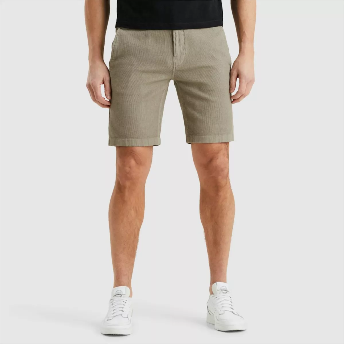 CAST IRON-CHINO SHORTS STRUCTURE-CSH2505650-9032 Elephant skin-GRIJS