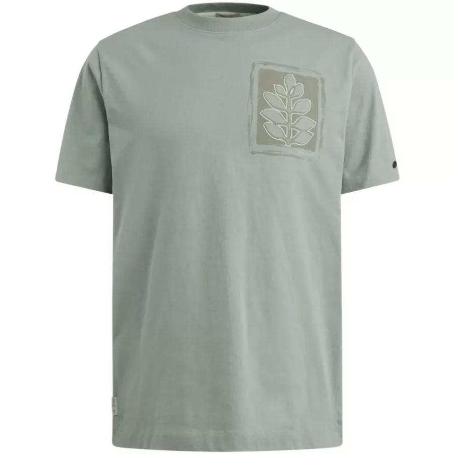 CAST IRON-Short sleeve r-neck regular fit single jersey-CTSS2505586-5225 Slate-GRIJS