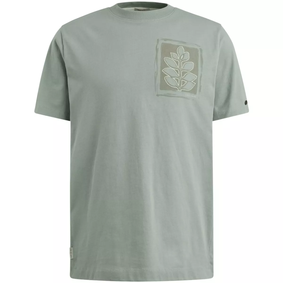 CAST IRON-Short sleeve r-neck regular fit single jersey-CTSS2505586-5225 Slate-GRIJS