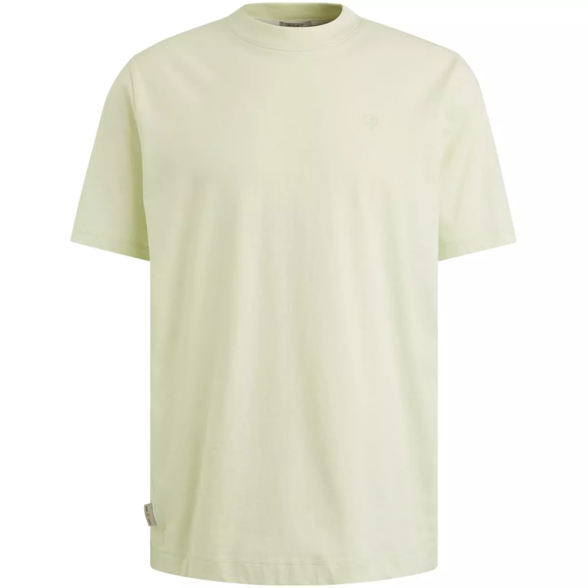 CAST IRON-Short sleeve r-neck regular fit single jersey-CTSS2505587-6355 Meadow mist-GRIJS