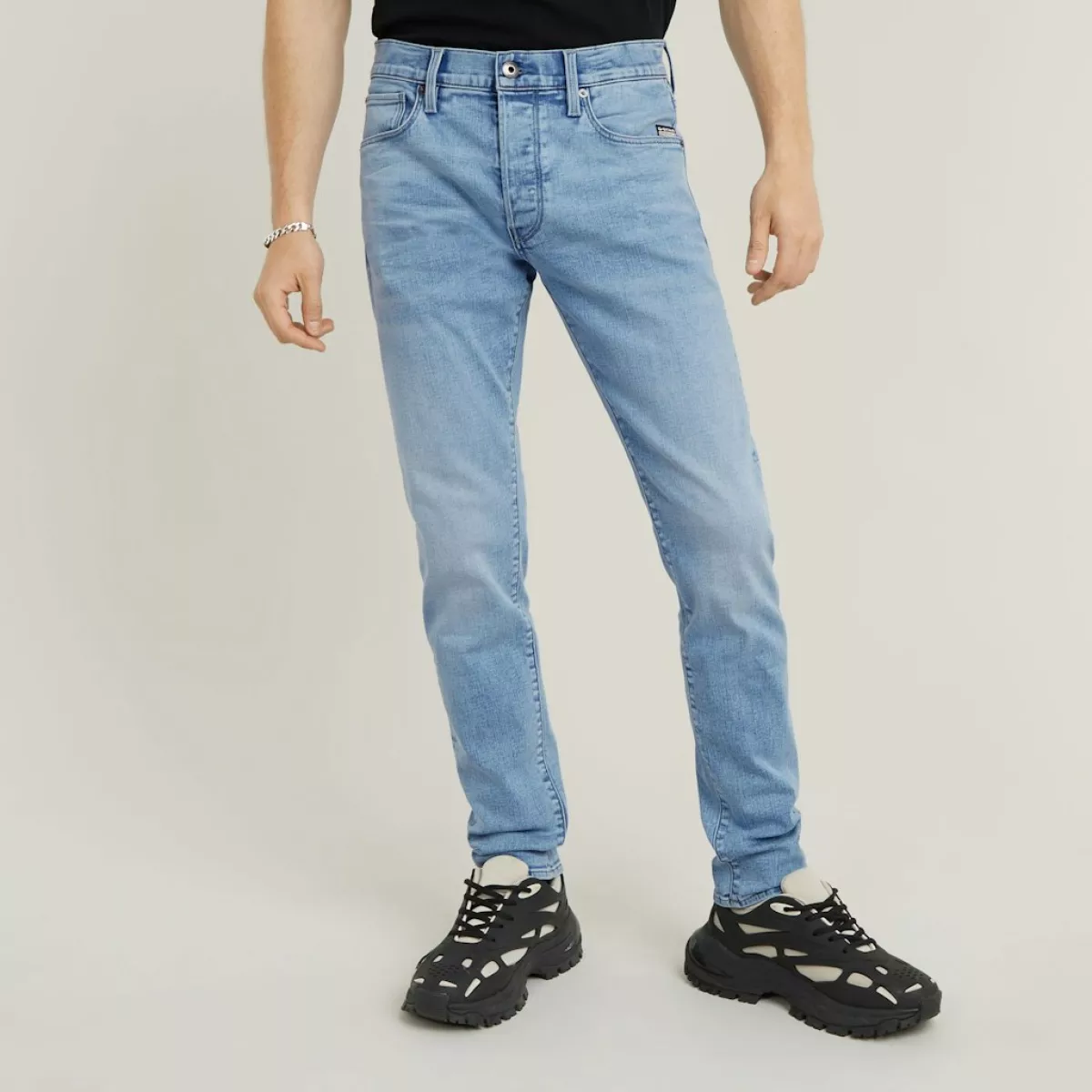 G-STAR-3301 Slim-D25742-8968-424 lt aged-LICHT DENIM