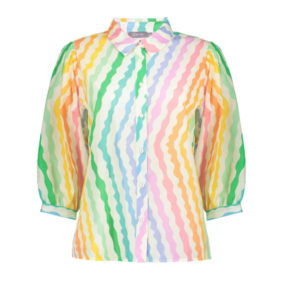GEISHA-Blouse-53467-20-10 off-white/yellow-OFF WHITE