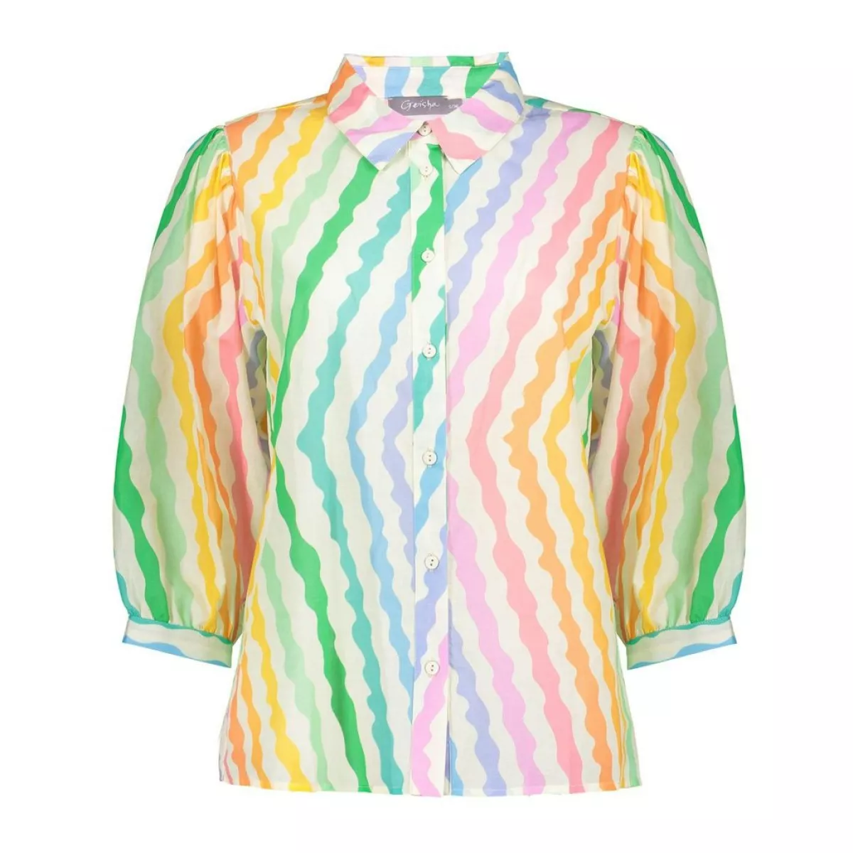 GEISHA-Blouse-53467-20-10 off-white/yellow-OFF WHITE