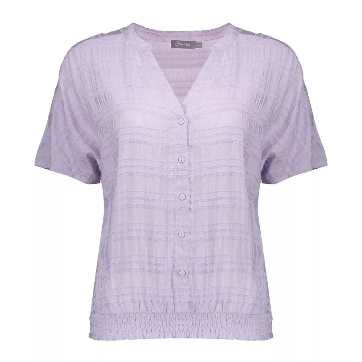 GEISHA-Blouse short sleeves-53064-14-300 Lilac-LILA