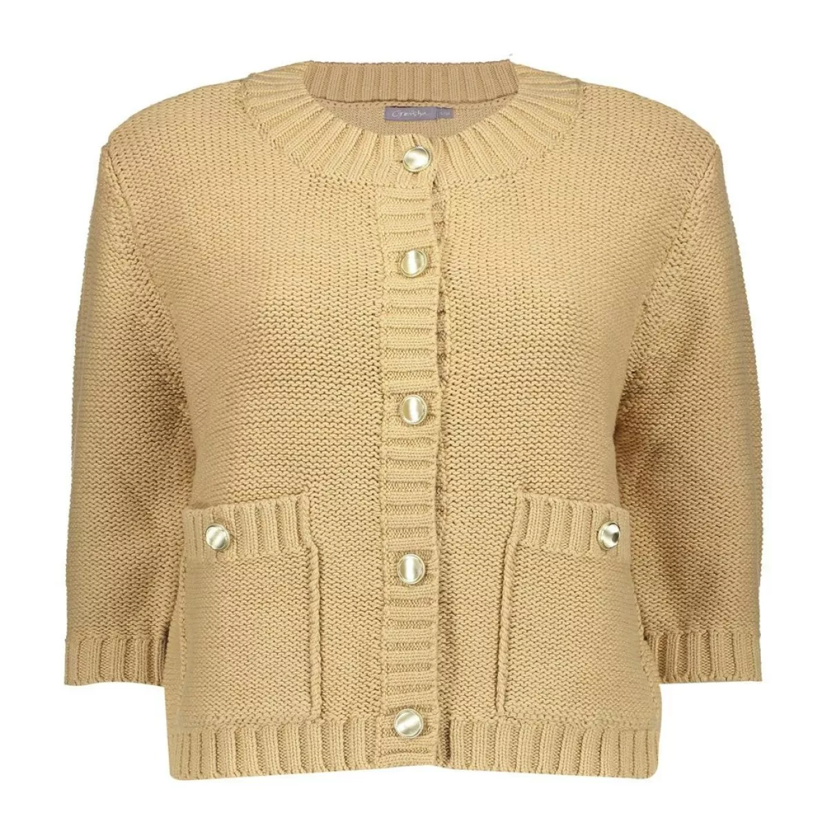GEISHA-Cardigan buttons-54023-29-720 Sand-ZAND