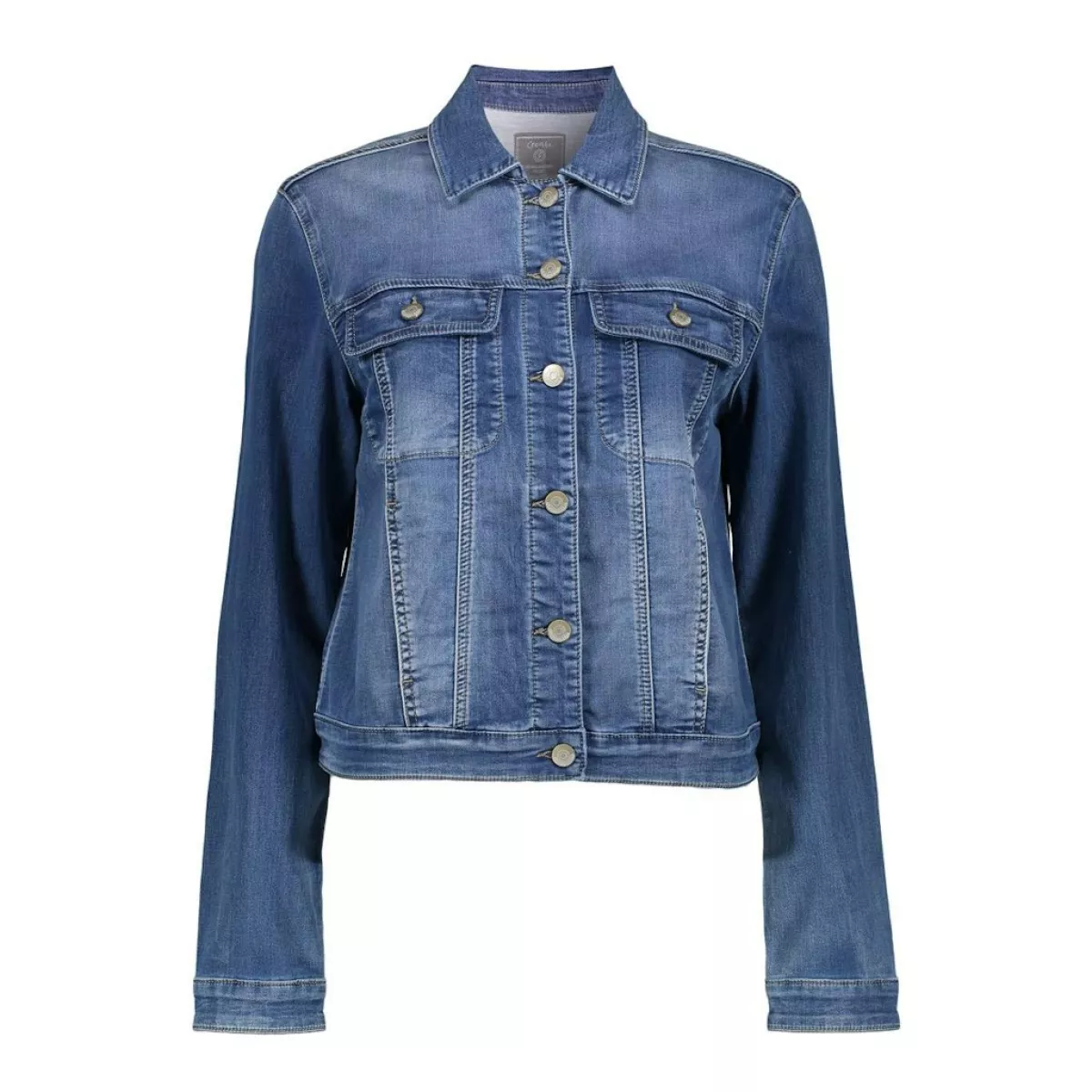 GEISHA-Jeans jacket-55002-10-811 Stonewash denim-DENIM