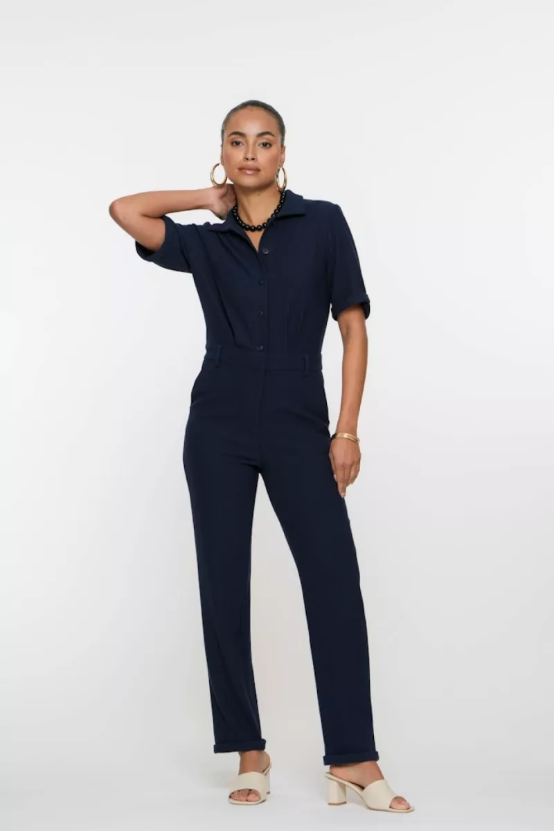 GEISHA-Jumpsuit comfy-51125-21-675 Navy-NAVY