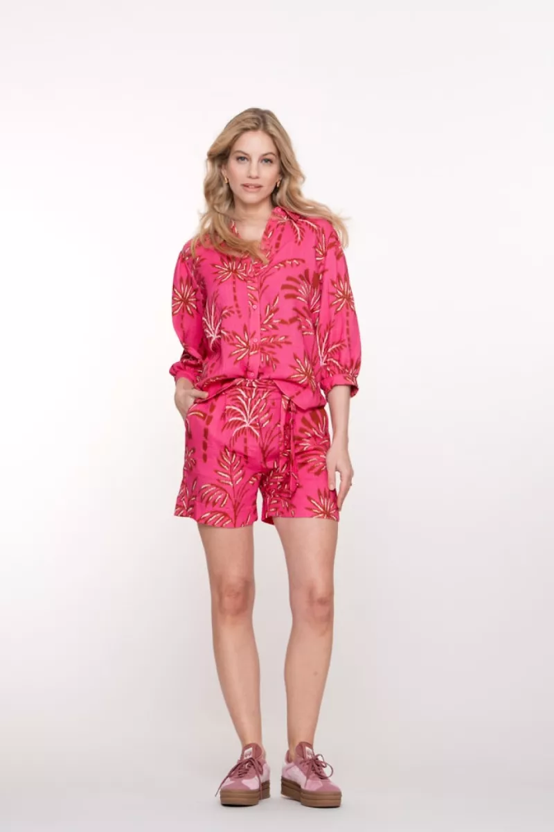 GEISHA-Short-51411-20-445 fuchsia/off-white-FUCHSIA
