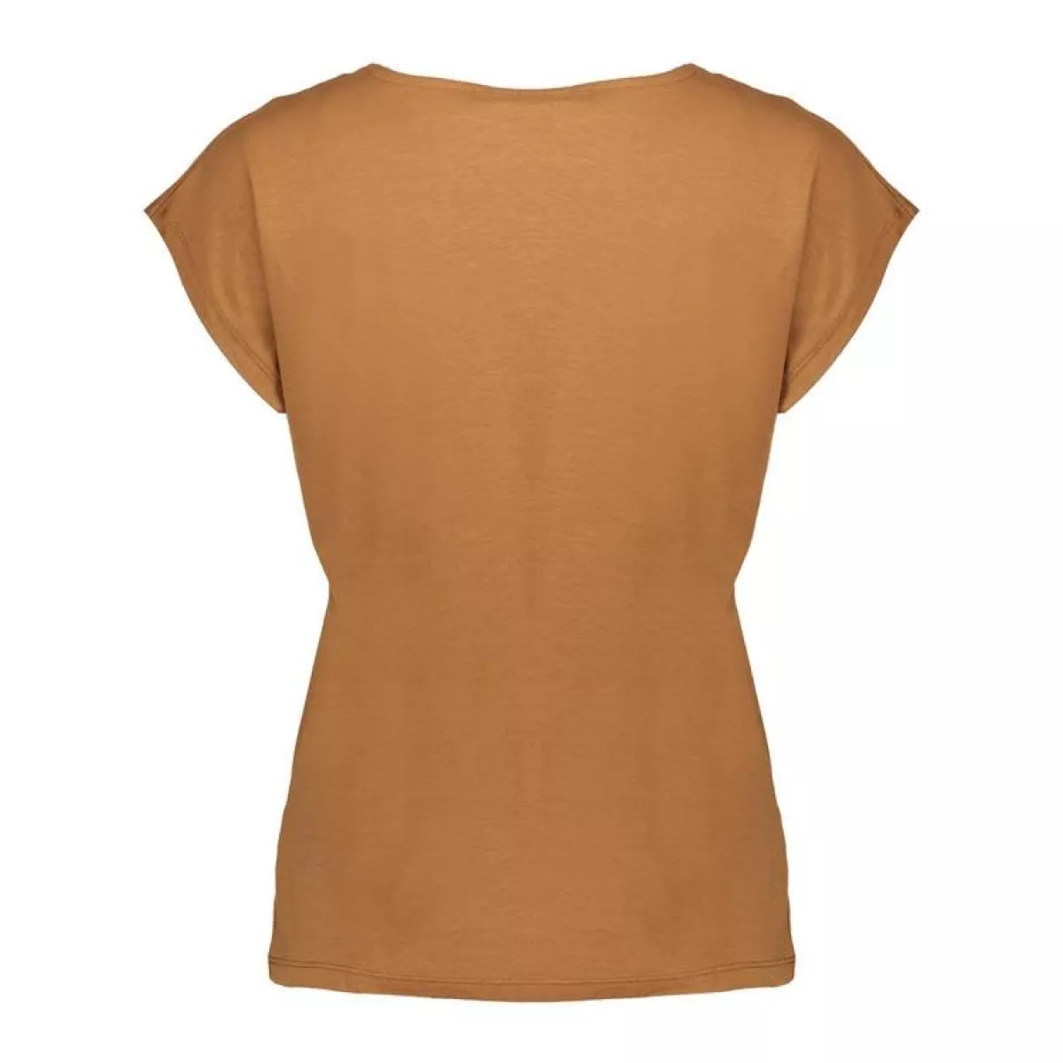 GEISHA-Top slub fancy neck-52412-41-760 tabacco-ROSE COMBINATIES