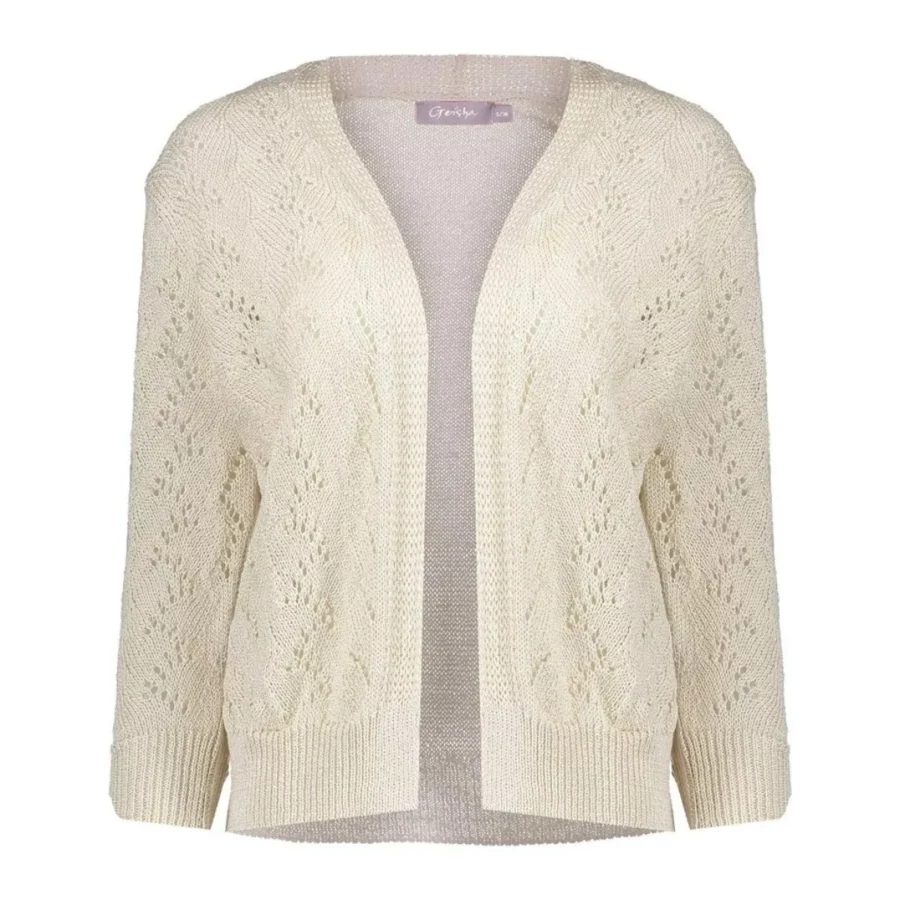 GEISHA-Vest crochet-54060-70-721 Light sand-ZAND