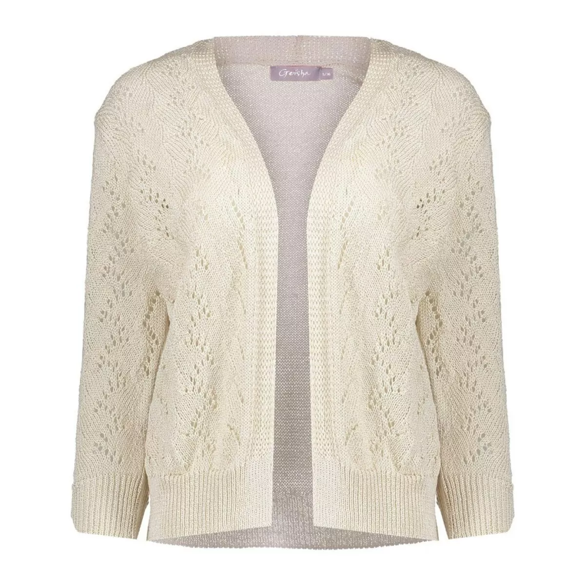 GEISHA-Vest crochet-54060-70-721 Light sand-ZAND