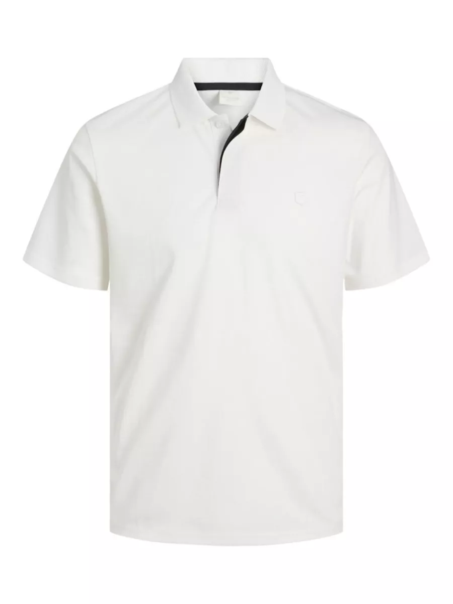 JACK & JONES-JPRCCRODNEY SS POLO SN-12251180-Cloud dancer-CREME