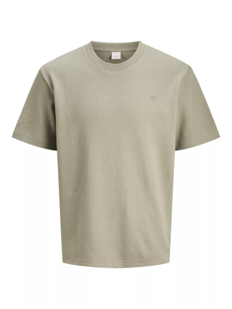 JACK & JONES-JPRLACH SS TEE STYD SS25-12286293-Dried sage-GROEN