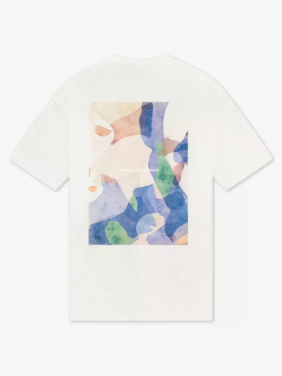 Law of the Sea-Crystal backprinted artwork tee-10209-901 coconut milk-OFF WHITE