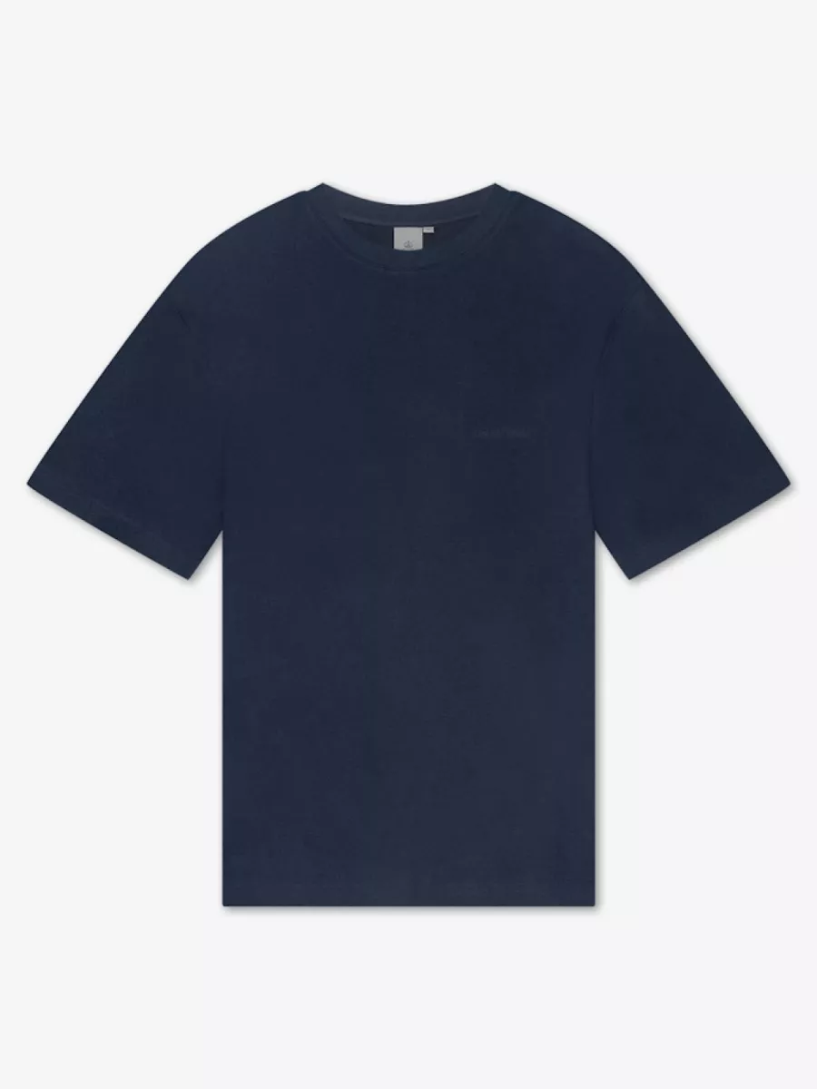 Law of the Sea-Notos terry tee-10205-301 sky captain-NAVY