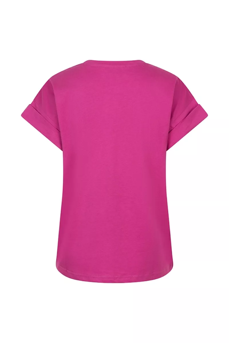 LOFTY MANNER-Shirt KM-QE19 - T-shirt Shella-750 purple-PAARS