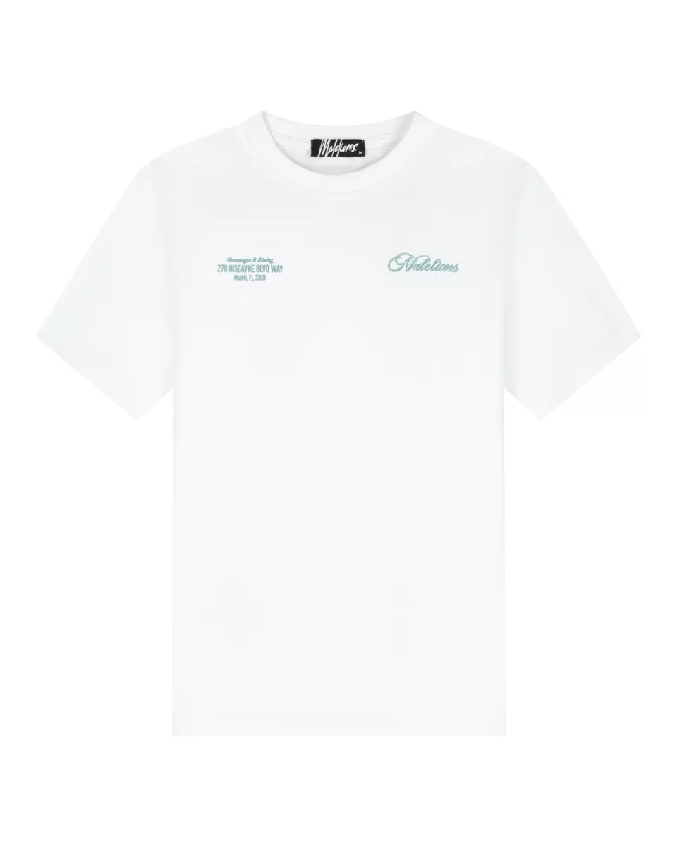 MALELIONS-Malelions men champange t-shirt-MM1-HS25-61-100 White-WIT