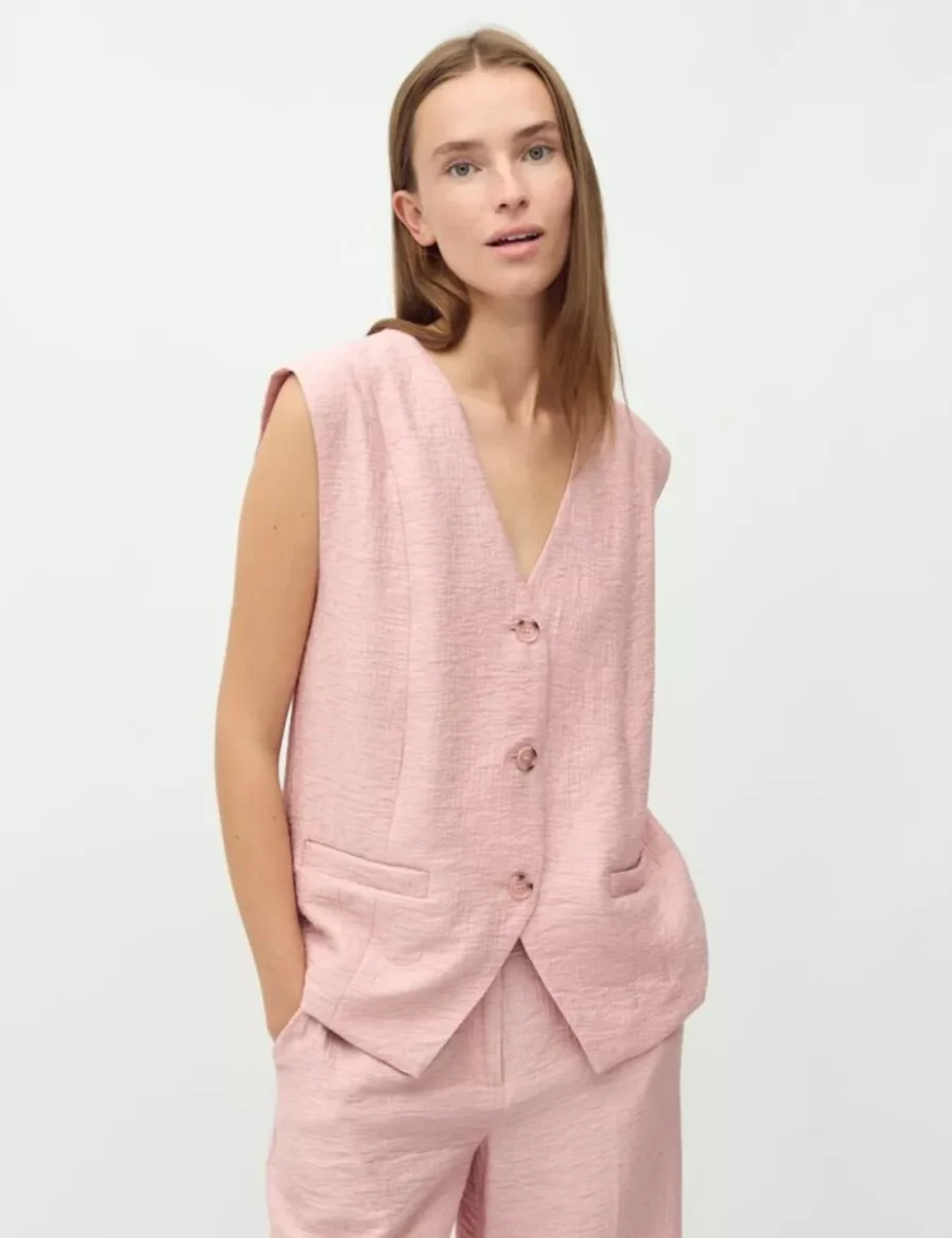 MBYM-Frida-M-Mery Gilet-S74 Pink Melange-PINK