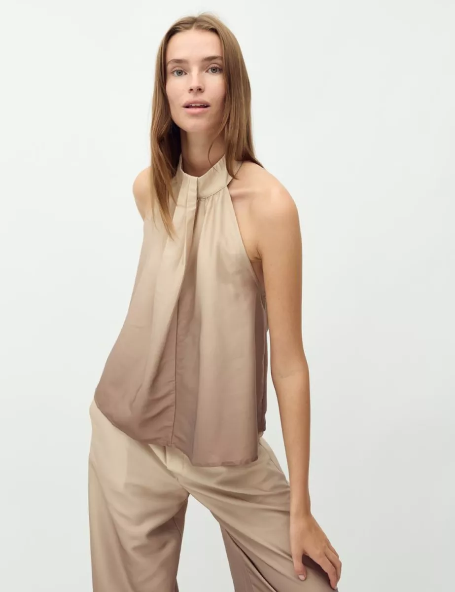 MBYM-Zuzela-M-Quill Top-S60 Coca Mocha Fade-CHOCOLADE