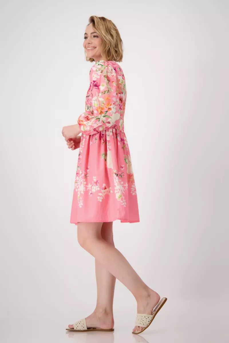 Monari--410054-446 Coral pink pattern-ROSE