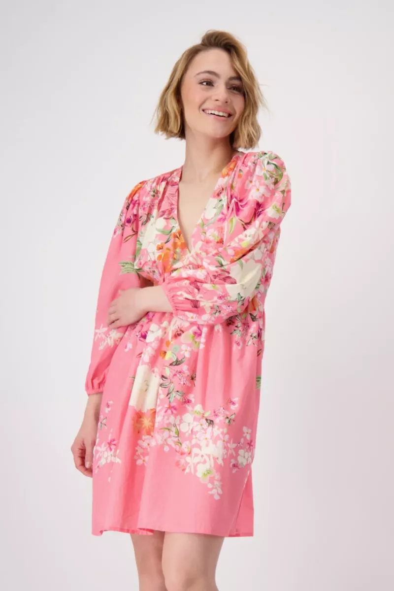 Monari--410054-446 Coral pink pattern-ROSE
