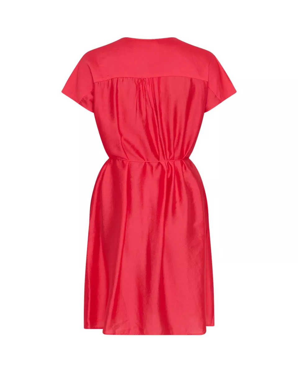 MOSS COPENHAGEN-Dakota SS Dress-19114-rose red-ROOD