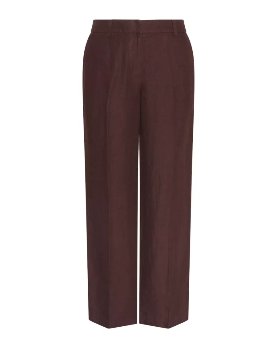 MOSS COPENHAGEN-Naira Claritta Pants-19054-Fudge-BRUIN