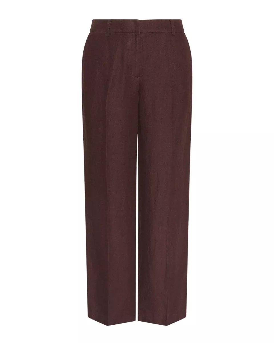 MOSS COPENHAGEN-Naira Claritta Pants-19054-Fudge-BRUIN