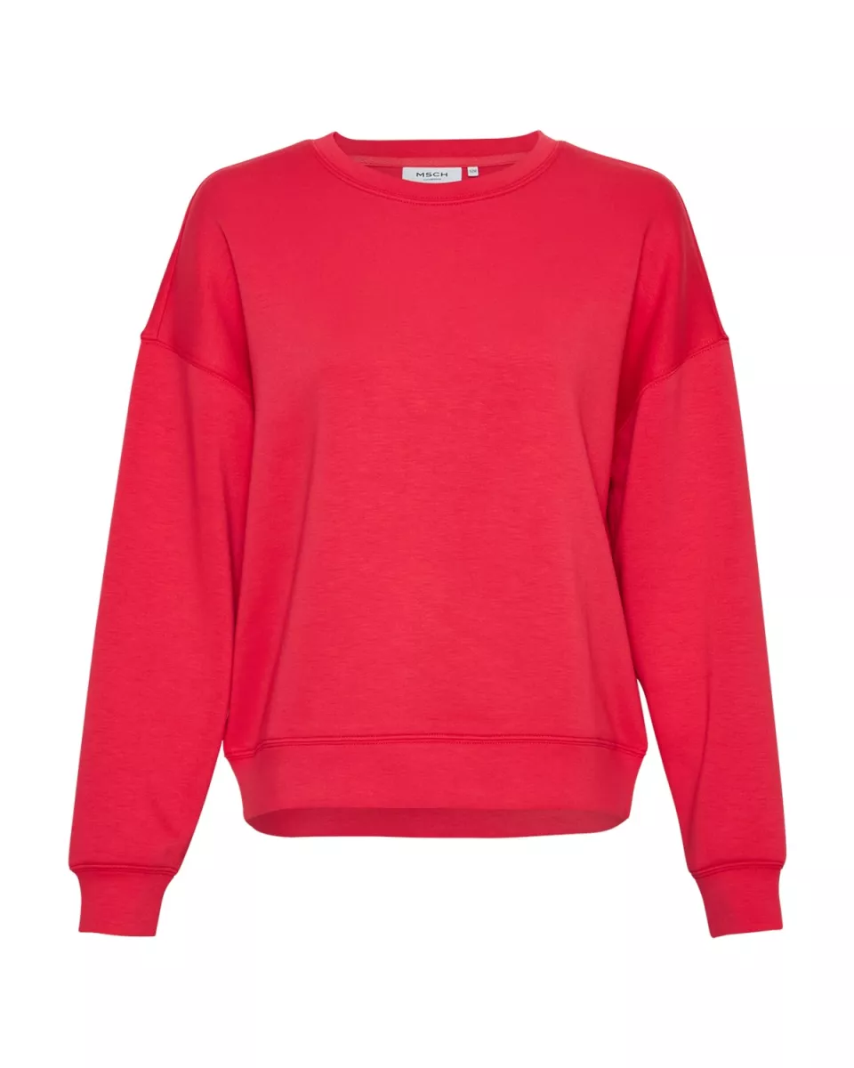 MOSS COPENHAGEN-Sweater-18280-Rose Red-ROOD